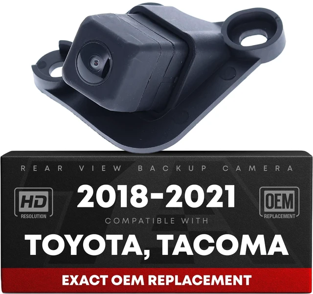 Main image of Rear View Backup Camera, Reverse Park Assist - Compatible with 2018-2021 Toyota Tacoma - OEM 8679004040, TO1960147