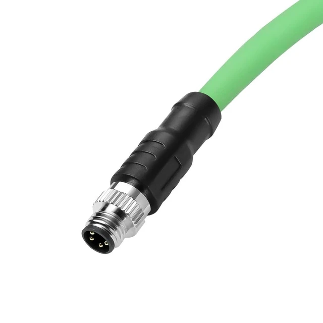Alt view image 3 of 4 - Alvin's Cables M8 A-Code 4 Pin Male to 4 Pin Female Cable High-Flex Shielded for Beckhoff ZK1090-3132 Industrial Automation EtherCAT Fieldbus 3.3ft/1m