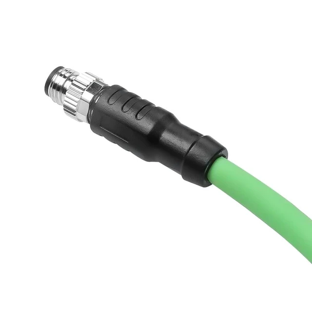 Alt view image 4 of 4 - Alvin's Cables M8 A-Code 4 Pin Male to 4 Pin Female Cable High-Flex Shielded for Beckhoff ZK1090-3132 Industrial Automation EtherCAT Fieldbus 3.3ft/1m