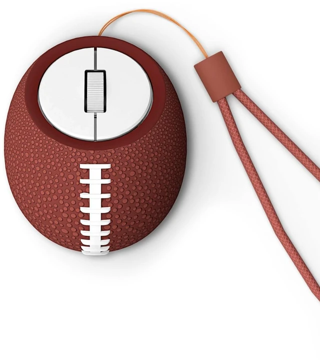 Main image of Football Mini Wireless Mouse, 2.4G & Bluetooth Rechargeable Gift