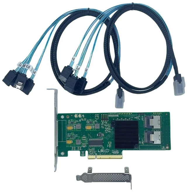 Main image of SXTAIGOOD LSI 9211-8I PCI Express 2.0 PCIe X8 IT Mode with SATA Cables