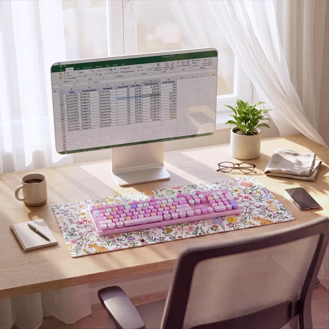 Alt view image 2 of 5 - Cloud-W Colorful Wireless Bluetooth Keyboard (Pink Colorful)