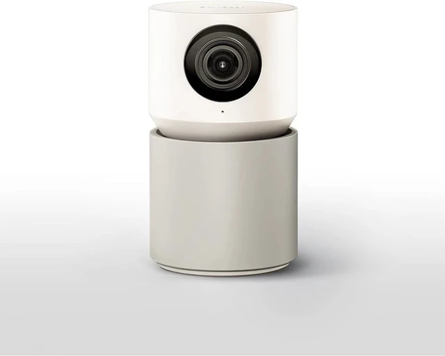 Alt view image 2 of 5 - KIEMT Hoop Indoor Home HD Security Camera, Night Vision, 350 Pan/Tilt, Motion and Sound Detection, Two-Way Audio, Easy 60-Second Setup, 2.4GHz and 5GHz Wi-Fi Compatible (PRO White)
