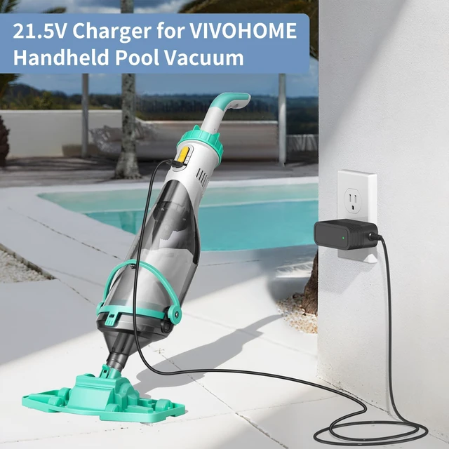 Alt view image 2 of 5 - 21.5V Power Charger for VIVOHOME Pool Vacuum Compatible with VIVOHOME VH1715-BL & VH1869-BL Pool Vacuum Cleaner Charger
