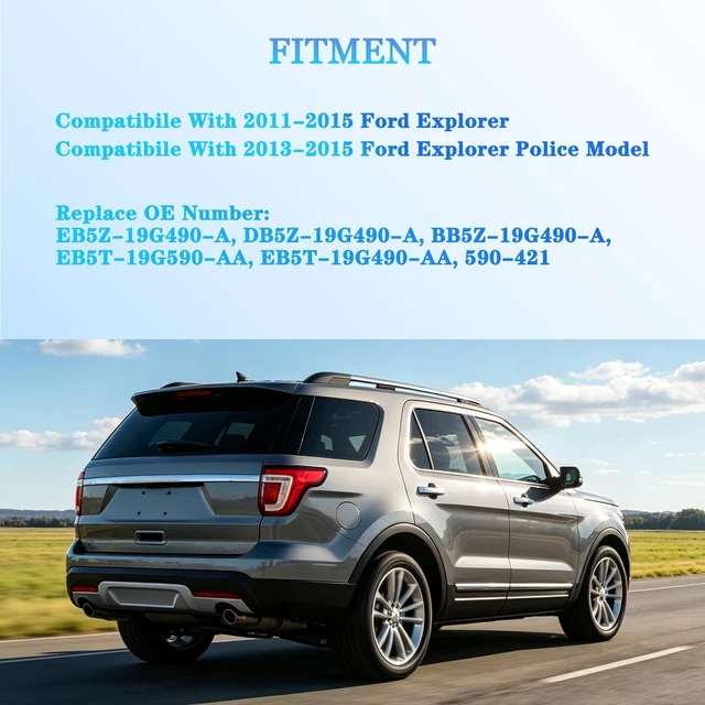 Alt view image 4 of 5 - Backup Camera fit for 2011 2012 2013 2014 2015 Ford Explorer BB5Z-19G490-A