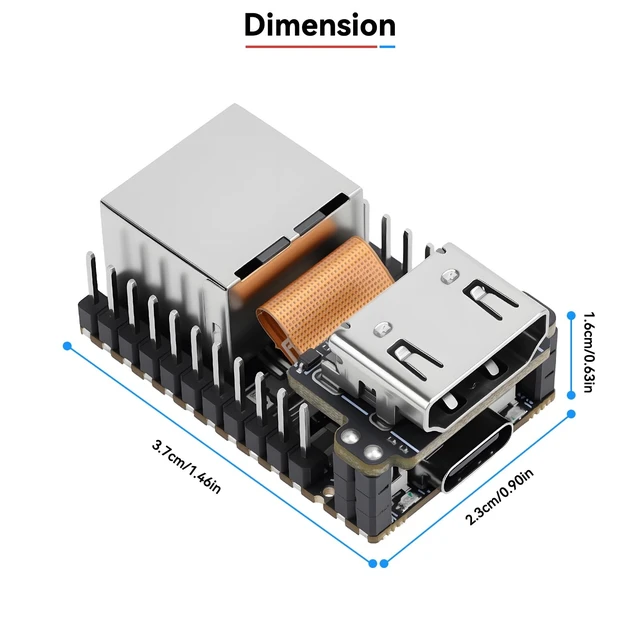 Alt view image 5 of 5 - Sipeed NanoKVM Lite, Ultra-Compact Mini KVM Over IP with RISC-V Core, Remote Server Control, HDMI USB Storage Simulation, 100Mbps Networking, Open-Source for Plug & Play Remote BIOS/OS Access
