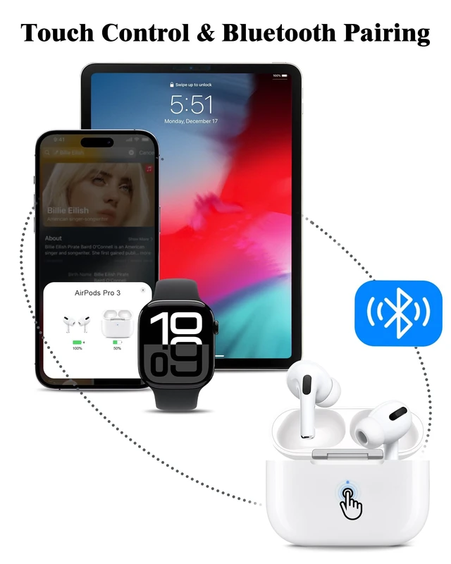 Alt view image 3 of 5 - Replacement Charging Case Compatible for AirPods Pro 3