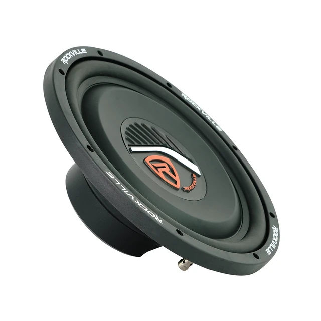 Alt view image 3 of 5 - Rockville W12T4S4 12" SVC 4-Ohm Slim Car Subwoofer, 1400W Peak/350W RMS