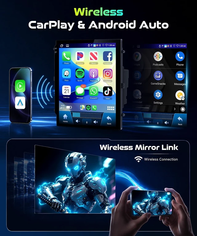 Alt view image 5 of 5 - 8Core 6G 128G Android 15 Car Radio for Ford Focus 2012-2018