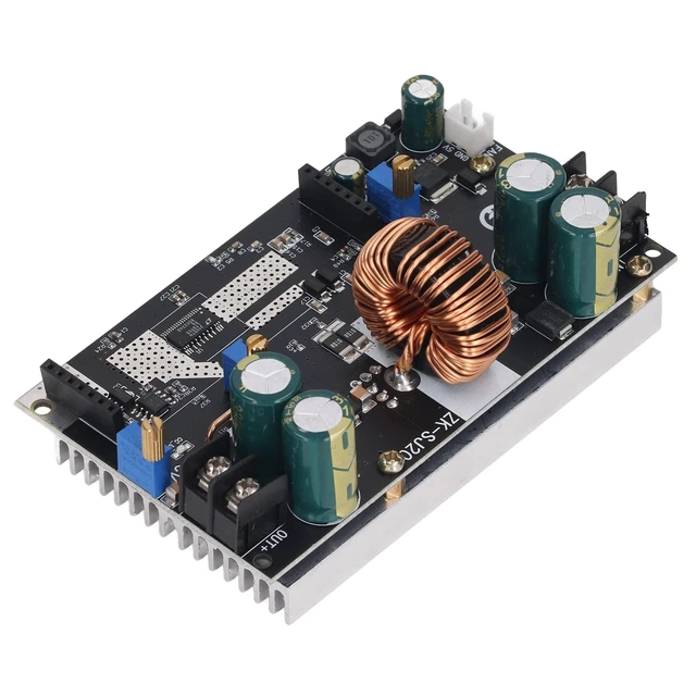 Alt view image 2 of 5 - MPPT Solar Charge Controller 300W 20A, DC 7-80V to 1.4-79V Boost Converter Module with LCD Display, Adjustable Voltage Regulator for Solar Panel Lithium Battery Charging LED Driver