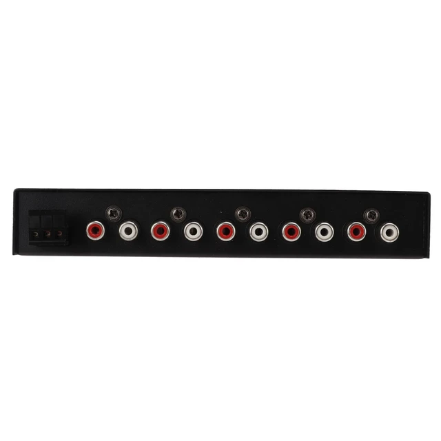 Alt view image 4 of 5 - 7 Band Car Audio Graphic Equalizer with Low Pass Filter, High Level Inputs, Front Rear Sub Outputs Universal Pre Amp EQ for Car Stereo Systems