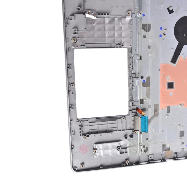 Alt view image 5 of 5 - New Replacement for Dell Inspiron 5593 5594 Vostro 3593 3501 Laptop Palmrest Upper Case Backlit Keyboard NO-Type-C Assembly Part V5JHC 0V5JHC Silver Gray