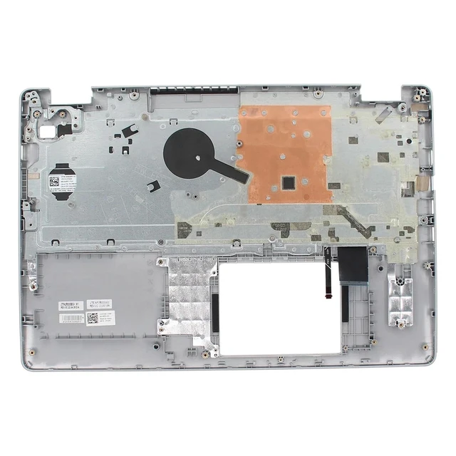 Alt view image 2 of 5 - New Replacement for Dell Inspiron 5593 5594 Vostro 3593 3501 Laptop Palmrest Upper Case Backlit Keyboard NO-Type-C Assembly Part V5JHC 0V5JHC Silver Gray