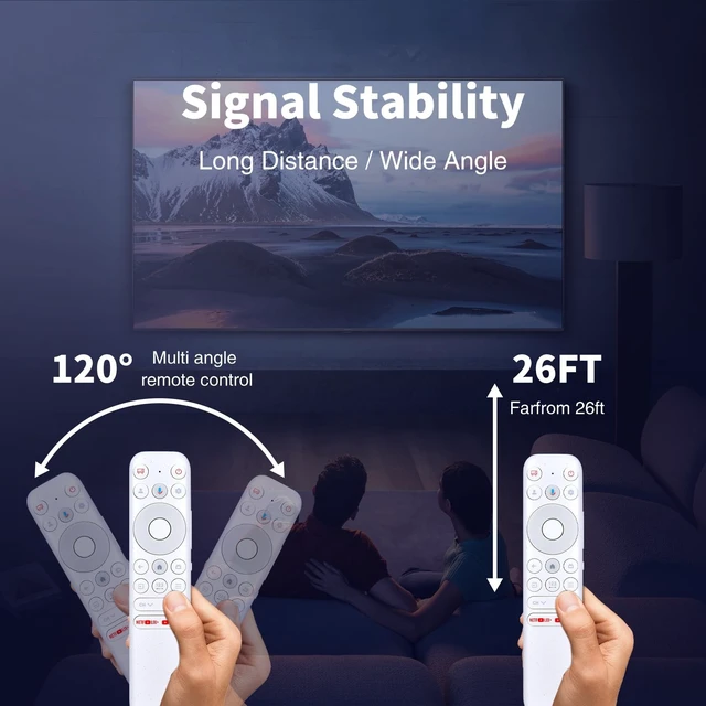 Alt view image 5 of 5 - Snrigw RC902N FER1 Voice Remote for TCL 55A300W/65A300W/75A300W/85A300W TV