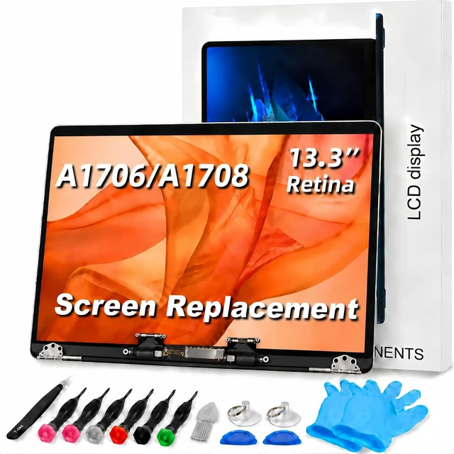 Main image of TRGSLKSS A1706 A1708 Screen Replacement a1706 LCD for 13 inches MacBook 2017 Year 2560x1600 Replacement LCD Full Assembly for EMC 3071 Space Gray