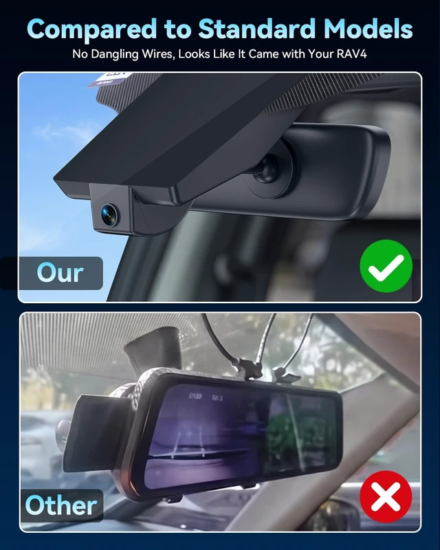 Alt view image 4 of 5 - OVAMAN OEM Dash Cam for Toyota RAV4 (2022-2025 Model B, Vent Hole on Cover)