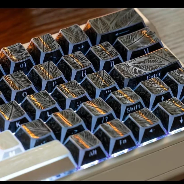 Alt view image 2 of 5 - Sumgsn 136 Keys PBT Cherry Profile Keycaps - Prism Keycaps with Storage Box