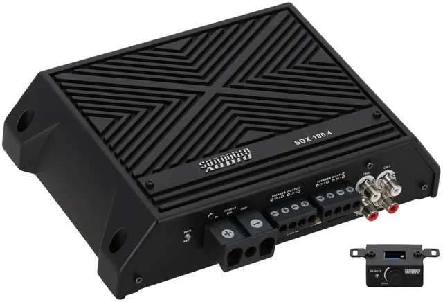 Main image of Sundown Audio SDX-100.4 4-Channel Class D Amplifier, 135W x 4 RMS, Weatherproof