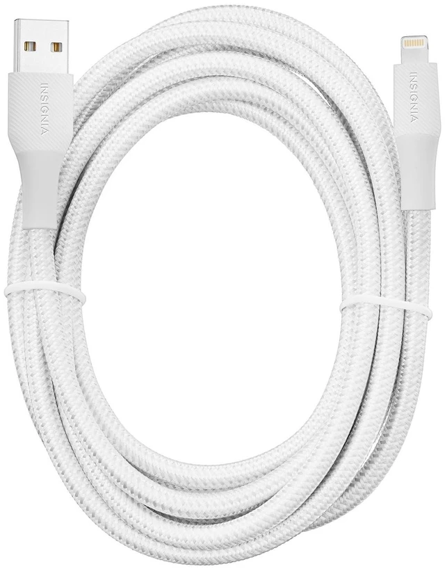 Alt view image 2 of 4 - Lightning Charging Cables & Apple Watch Magnetic Chargers USB-A and USB-C Options, Multiple Lengths, Fast Charging for iPhone, iPad, and Apple Watch (USB-A to Lightning Cable (10 ft), White)