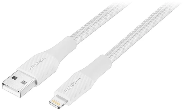 Alt view image 3 of 4 - Lightning Charging Cables & Apple Watch Magnetic Chargers USB-A and USB-C Options, Multiple Lengths, Fast Charging for iPhone, iPad, and Apple Watch (USB-A to Lightning Cable (10 ft), White)
