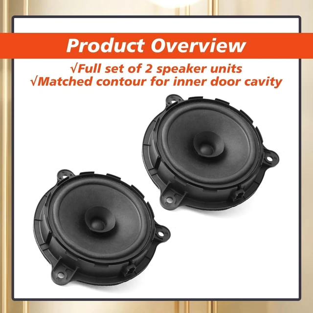Alt view image 4 of 5 - Mhrxusd 2Pcs 28156-9FF0A Door Speaker Replacement for Nissan Altima