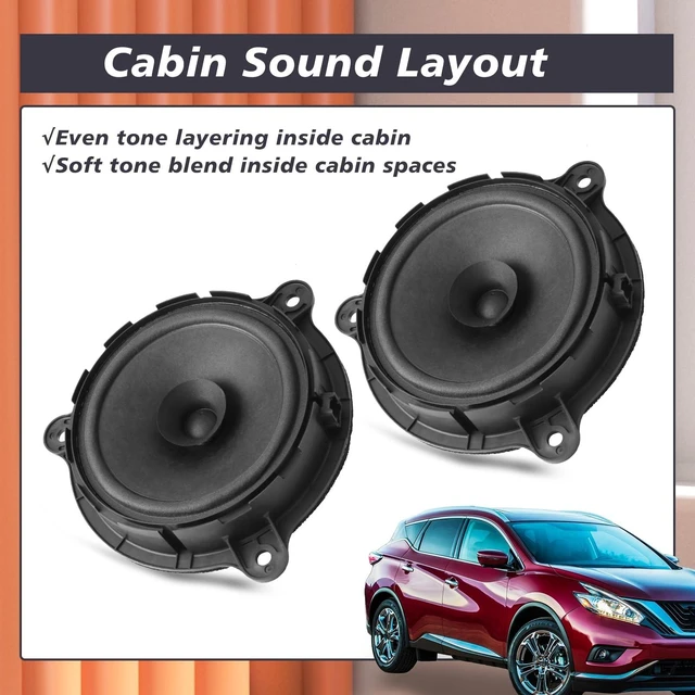Alt view image 5 of 5 - Mhrxusd 2Pcs 28156-9FF0A Door Speaker Replacement for Nissan Altima