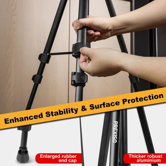 Alt view image 5 of 5 - PREXISO 61 Inch Professional Laser Level Tripod Adjustable, Sturdy Aluminum