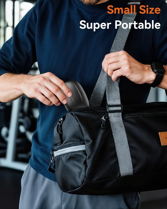 Alt view image 5 of 5 - Wireless Earbuds, Sports Bluetooth 5.4 Headphones, Ear Buds with ENC Noise Canceling Mic, 80Hr Playtime Earphones, Palm-Sized, LED Power Display, IPX7 Waterproof Headset for Workout Running, Ca