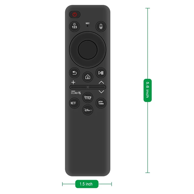 Alt view image 5 of 5 - BN59-01455A Replacement Voice Remote Compatible for Samsung 4K Smart TV