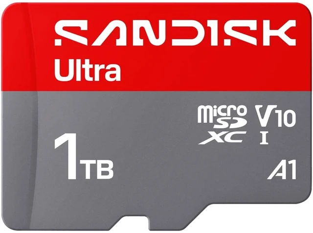 Main image of SANDISK 1TB Ultra microSD UHS-I Card - Up to 195MB/s Read Speed, Full HD Video, V10, U1, C10, A2 - SDSQUJQ-1T00-GZ6MA