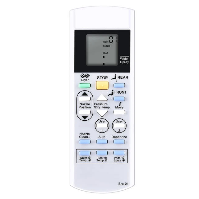 Alt view image 5 of 5 - Replacement Remote for Brondell Swash Bidet Toilet Seat Swash S1000