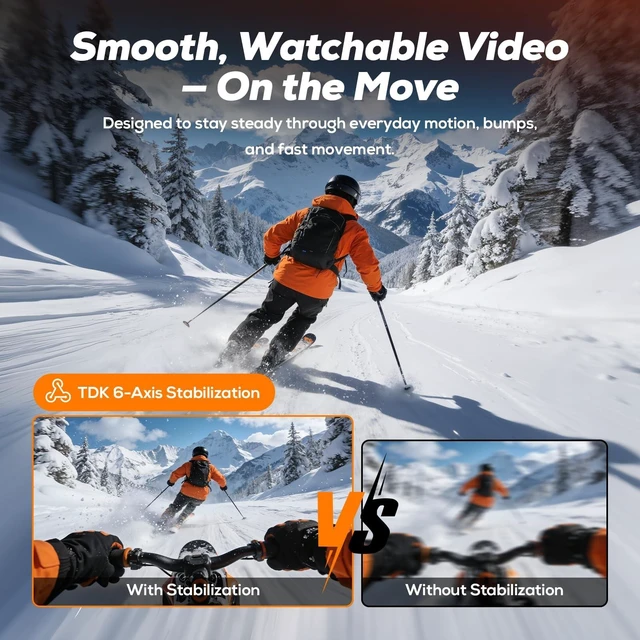 Alt view image 5 of 5 - VibeLens MusicCam Worlds 1st Bone Conduction Headphones with Camera, Hand-Free POV Camera Headphones, IP68 Water & Sweat Resistant, AI Functions, Open-Ear Bluetooth Wireless Sport Earphones wit