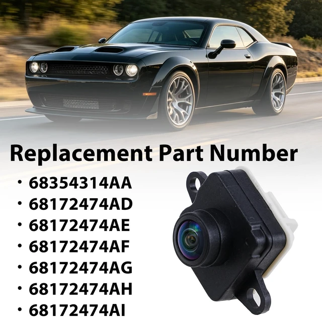 Alt view image 3 of 5 - Rear View Camera for Dodge Challenger 2015-2023 68354314AA 68172474AD