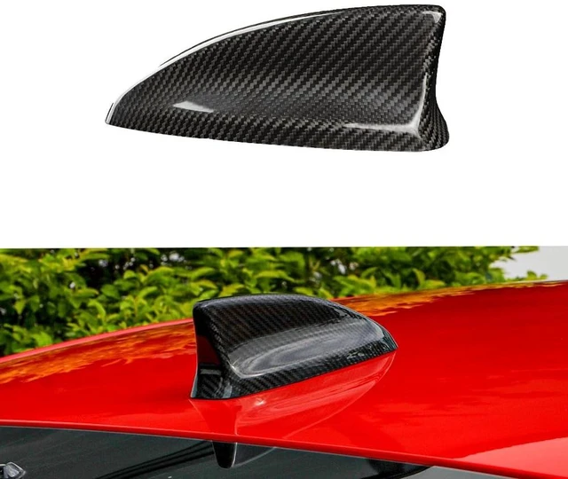Main image of JSWAN for Civic Type r FL5 Carbon Fiber Car Roof Antenna Cover(Glossy)