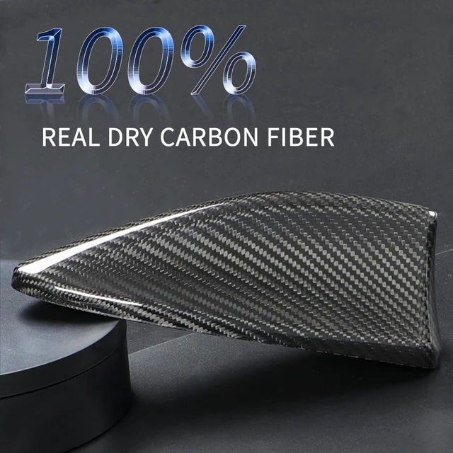 Alt view image 2 of 5 - JSWAN for Civic Type r FL5 Carbon Fiber Car Roof Antenna Cover(Glossy)