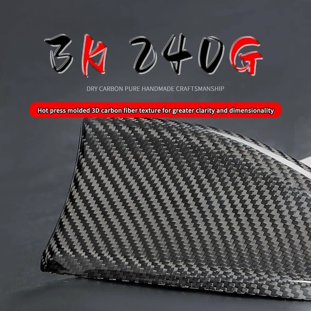 Alt view image 3 of 5 - JSWAN for Civic Type r FL5 Carbon Fiber Car Roof Antenna Cover(Glossy)
