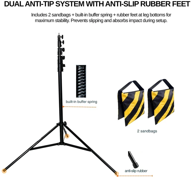 Alt view image 4 of 5 - 16.4 FT Tall Tripod for Xbotgo Falcon/Chameleon/Light/BallerCam/Veo Cam