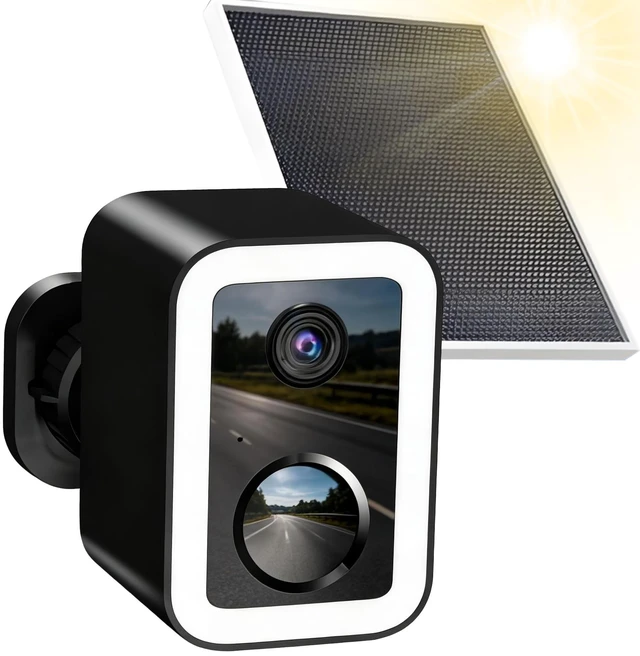 Main image of aidowocam Solar Power Outdoor Cameras Wireless Security Camera with Color Night Vision, WiFi 5G & 2.4G (1 Pack/Solar Panel)