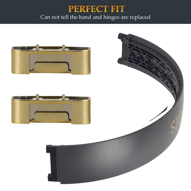 Alt view image 4 of 5 - Beat Studio 3 Headband and Hinges Same as the OEM Arch Band + Hinge Repair Kit Compatible with Beats Studio3/A1914, Studio 2 Wired/Wireless (B0500/B0501), Studio Pro/A2924 Headphones (Shadow Gr