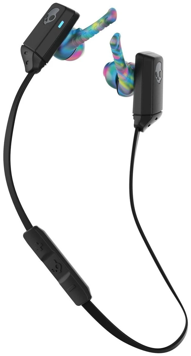 Main image of Skullcandy XTFree Bluetooth Wireless Sweat-Resistant Earbud with Microphone, Lightweight and Secure Fit, 6-Hour Rechargeable Battery, Pureclean Tech to Keep Earbuds Fresh, Black/Swirl
