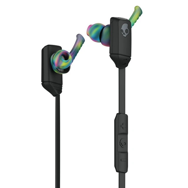 Alt view image 2 of 5 - Skullcandy XTFree Bluetooth Wireless Sweat-Resistant Earbud with Microphone, Lightweight and Secure Fit, 6-Hour Rechargeable Battery, Pureclean Tech to Keep Earbuds Fresh, Black/Swirl
