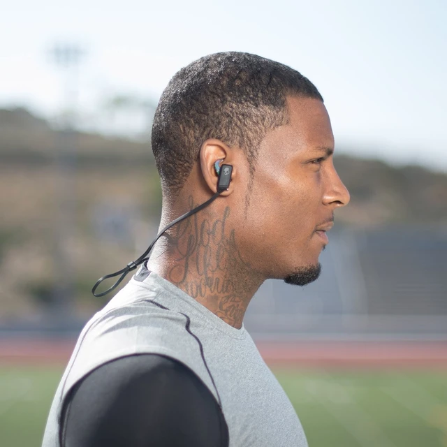 Alt view image 5 of 5 - Skullcandy XTFree Bluetooth Wireless Sweat-Resistant Earbud with Microphone, Lightweight and Secure Fit, 6-Hour Rechargeable Battery, Pureclean Tech to Keep Earbuds Fresh, Black/Swirl