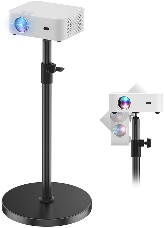Main image of Adjustable Projector Stand for Aurzen Projector Floor Stand with 1/4" Screw