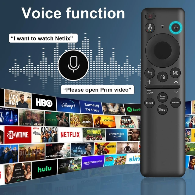 Alt view image 4 of 5 - BN59-01432A Replacement Remote Control for Samsung Smart TV, Solar & USB-C Rechargeable, Universal for 2019-2026 Samsung Smart TVs with Voice Function