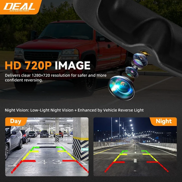 Alt view image 4 of 5 - DEAL AUTO ELECTRIC PARTS Tailgate Bezel Backup Camera