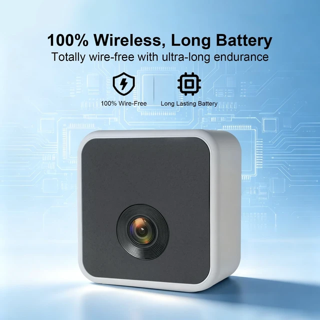 Alt view image 5 of 5 - 2K Wireless Window Camera with 45-Day Battery, 2.4/5G WiFi, 6s Pre-Roll