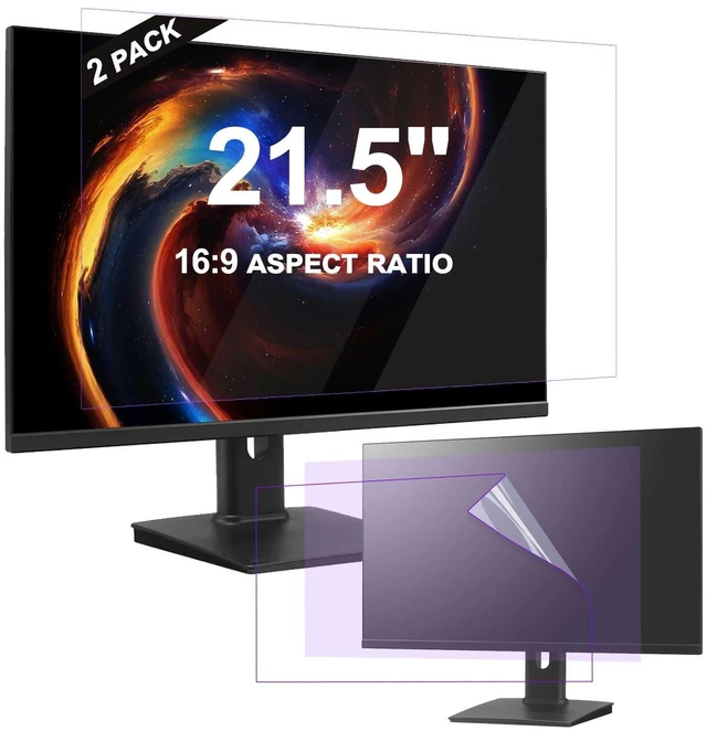 Main image of TYLJYSMY 2 Pack - 21.5 inch Computer Monitor Screen Protector