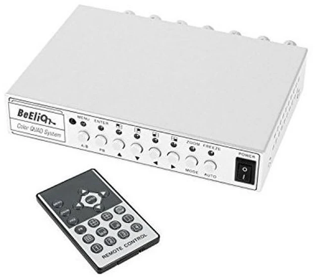 Main image of 2CH HD Video Splitter & Switcher - 1080P Support, NTSC/PAL System, Picture Freeze Function, for CCTV/DVR Surveillance in School/Home/Office