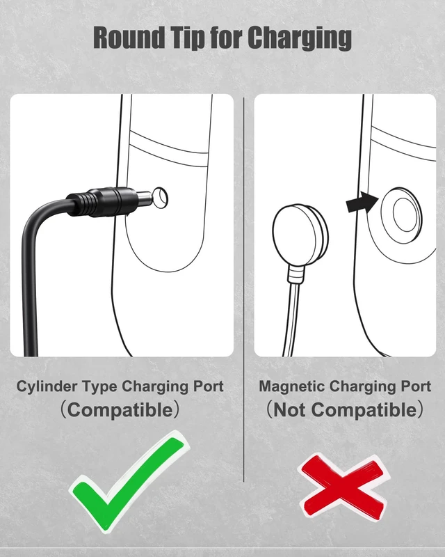 Alt view image 4 of 5 - for Shark VACMOP VM200 Charger, Replacement Shark Vacuum Charging Cord Compatible with Shark Vacuum Cleaner VM200 VM20026 VM200C VC200 UM200 UM205 VC205 Cordless Hard Floor Vacuum Mop Power Cord