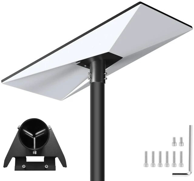 Main image of WOMEDUAL Starlink Gen 3 Mount Bracket, Black Aluminum & Steel, Wall Mount, Compatible with Starlink Standard Dish, V3 Kickstand Dishy